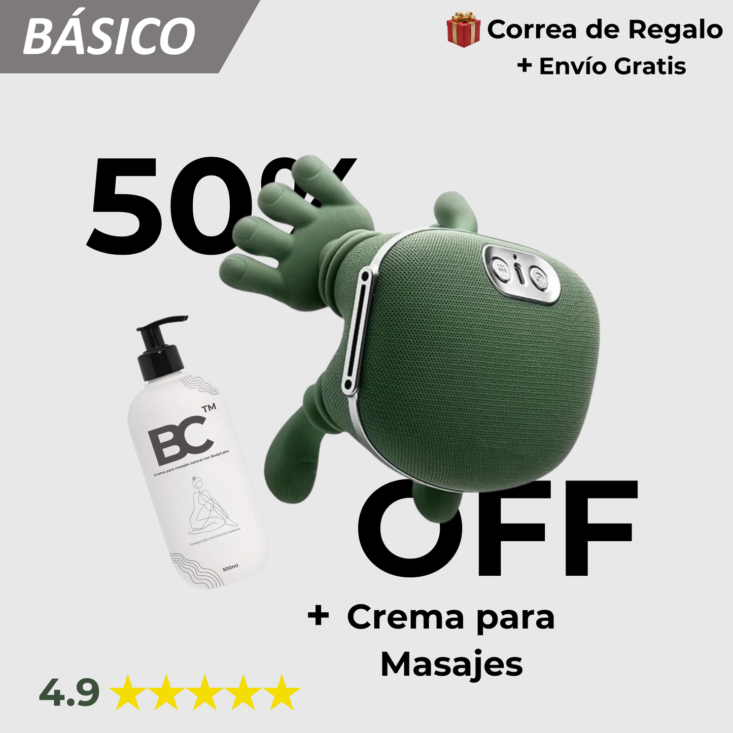 BodyCalm™ Pack Masaje, Alivio que no depende de turnos