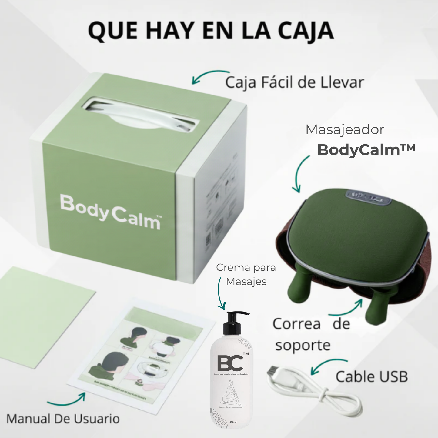 BodyCalm™ Pack Masaje, Alivio que no depende de turnos