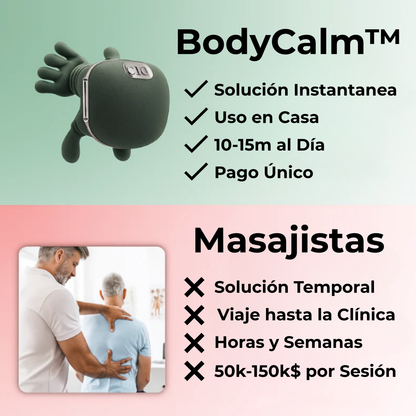 BodyCalm™ Pack Masaje, Alivio que no depende de turnos